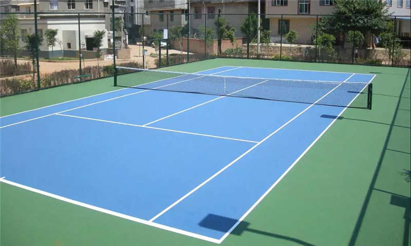 傾盆大雨來襲，丙烯酸球場地坪是如何從容面對？